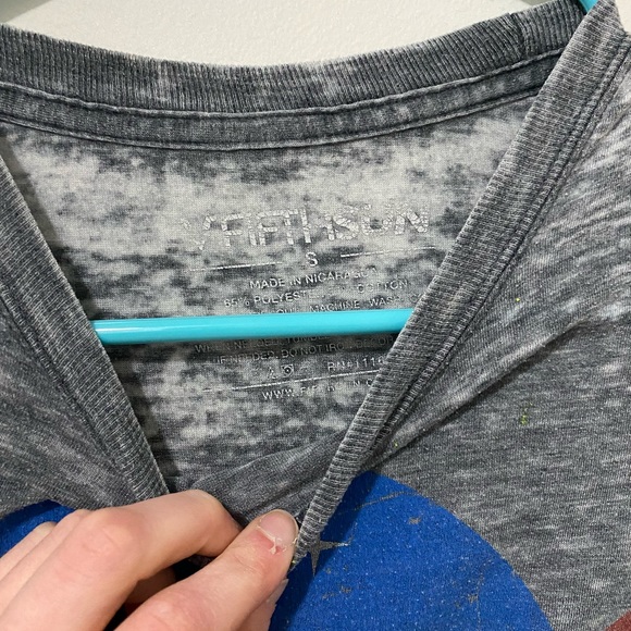 Mens Small FifthSun NASA Tee shirt with paint on it - Picture 3 of 6